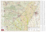 Arkansas Recreation Map by Benchmark Maps