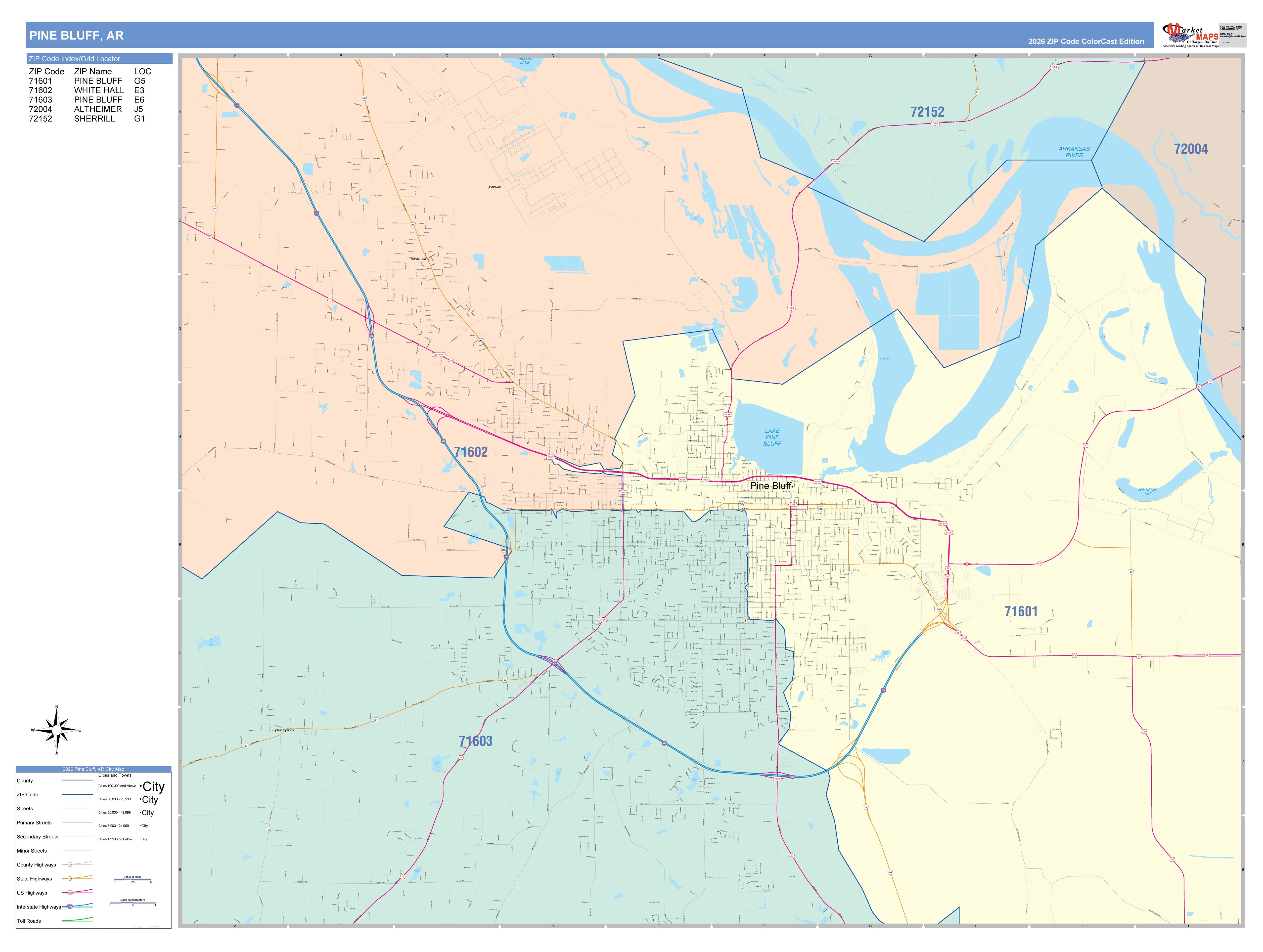 Zip Code For Pine Bluff Arnull