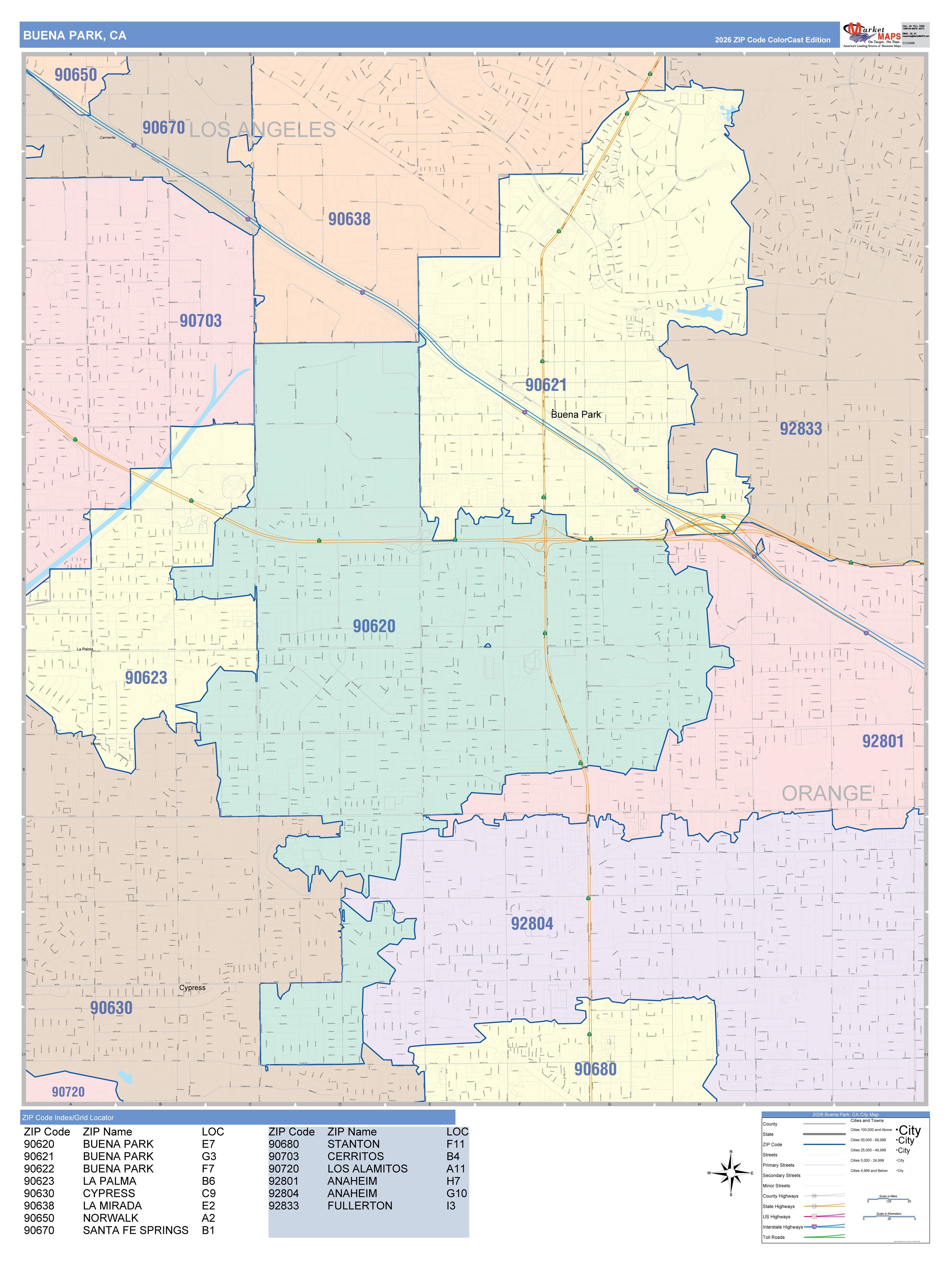 Zip Code In Buena Park Ca