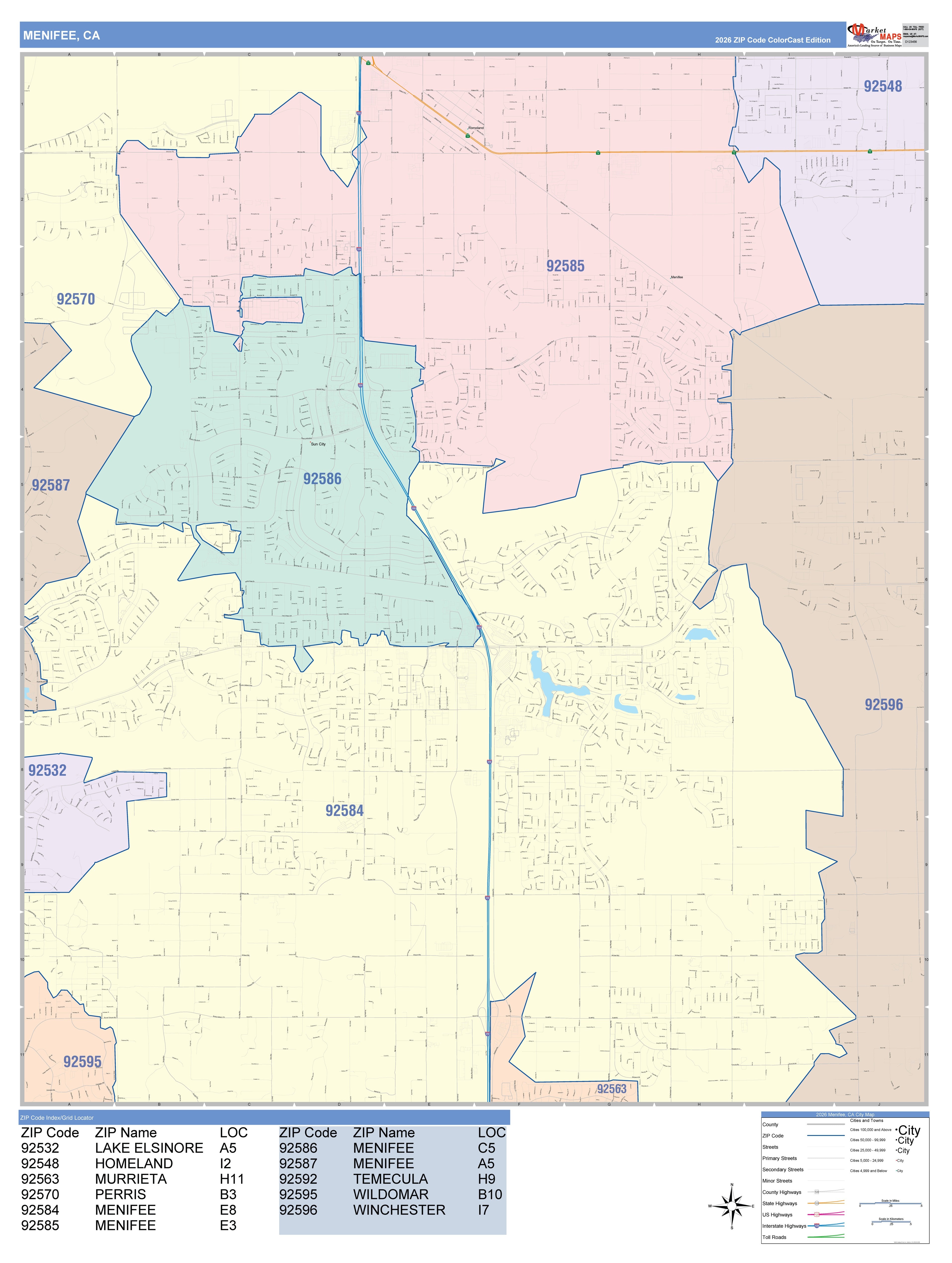 Menifee Ca Zip Codes