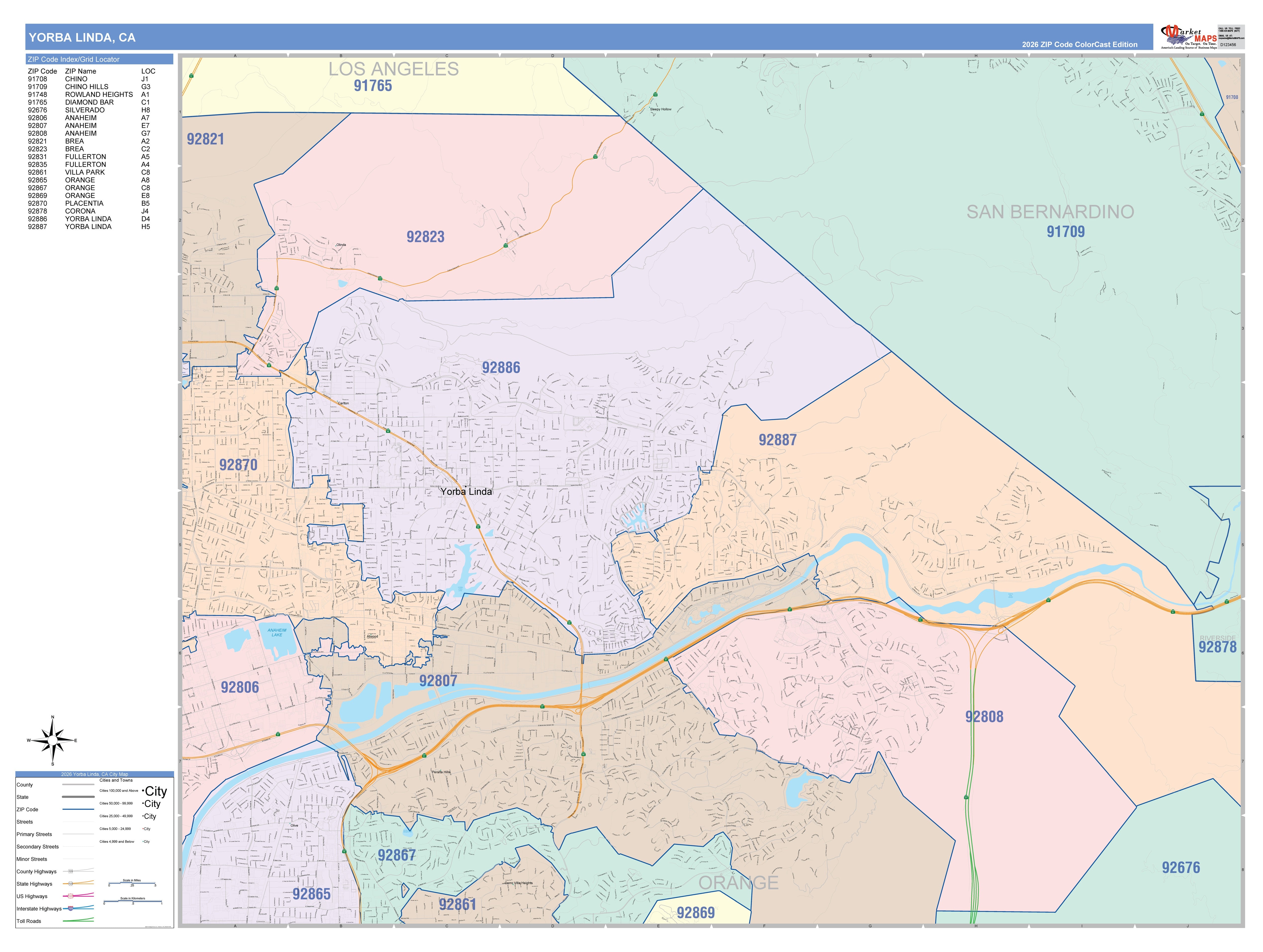 Yorba Linda Zip Code