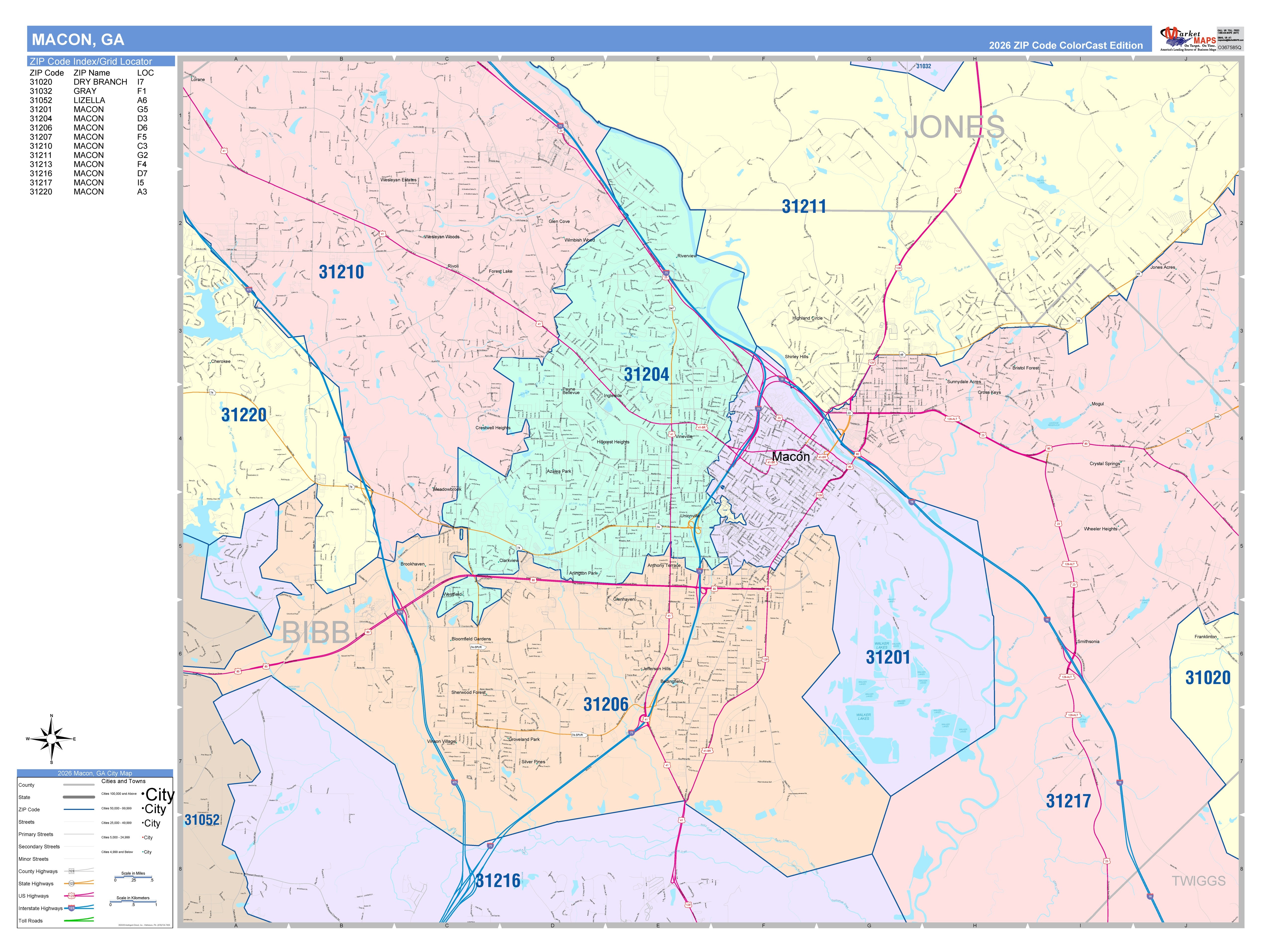 Zip Code Macon Ga