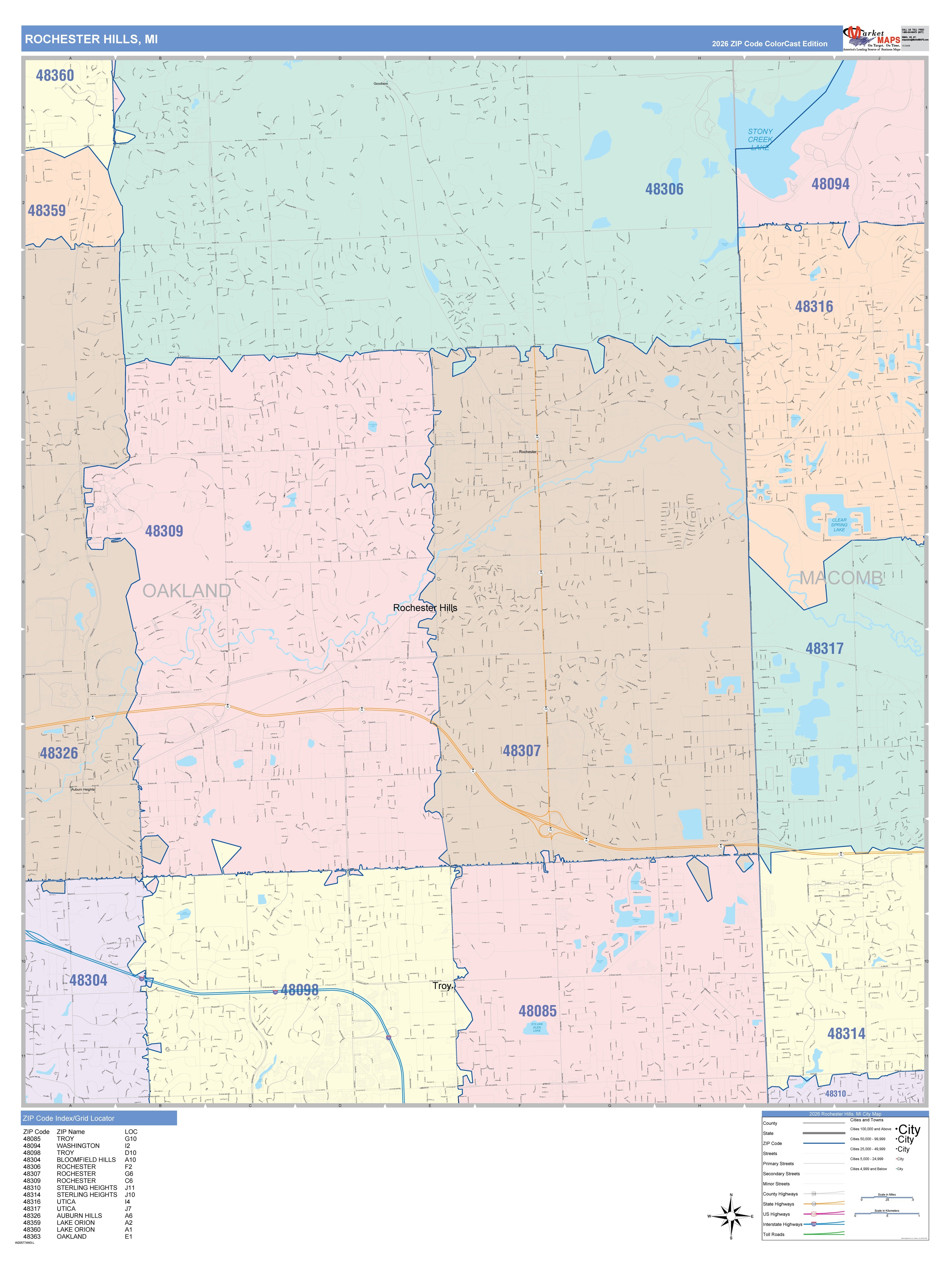 Zip Code For Rochester Hills Mi