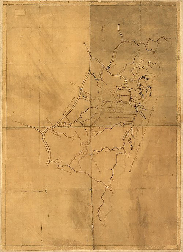 Fort Pitt annotated by George Washington, 1780