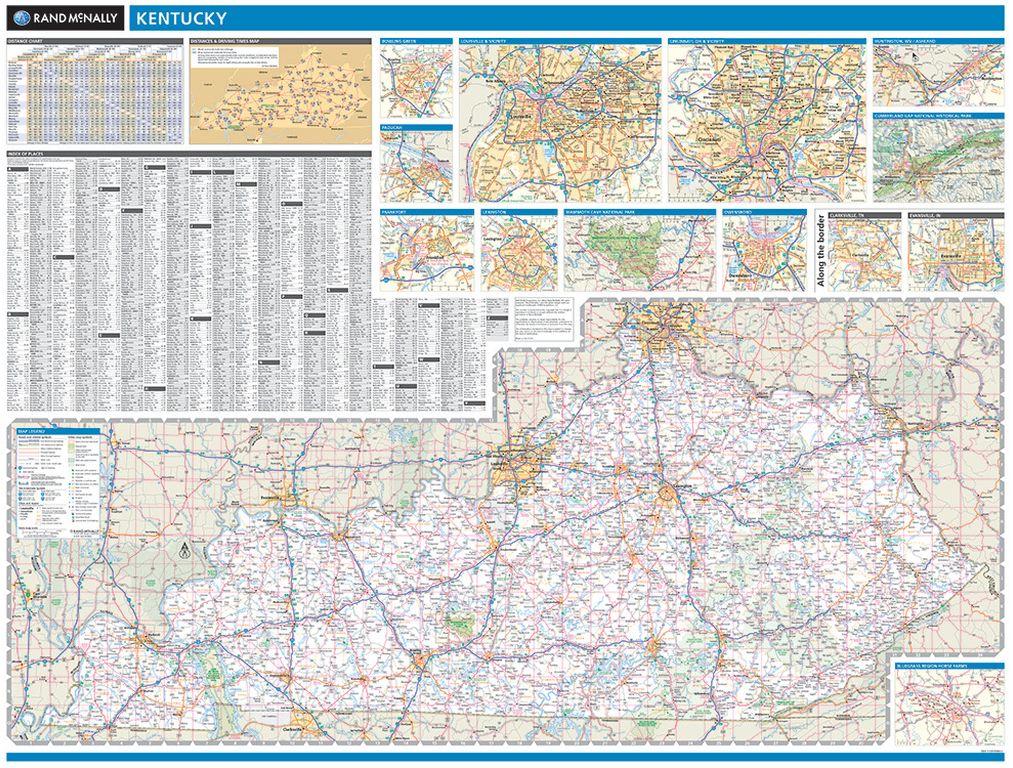 Map of Kentucky 