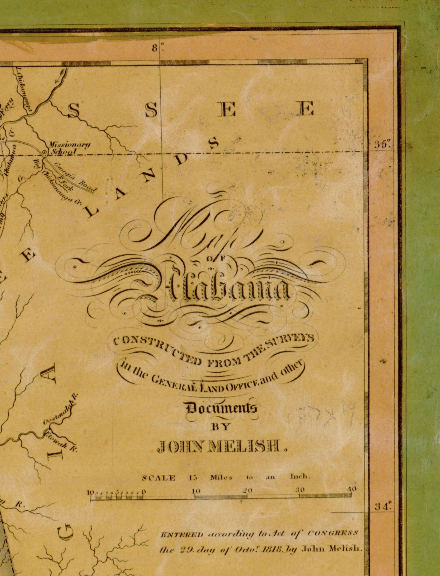 Alabama Historical Map