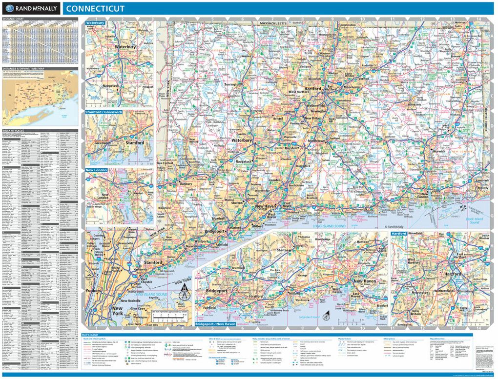 Map of Connecticut