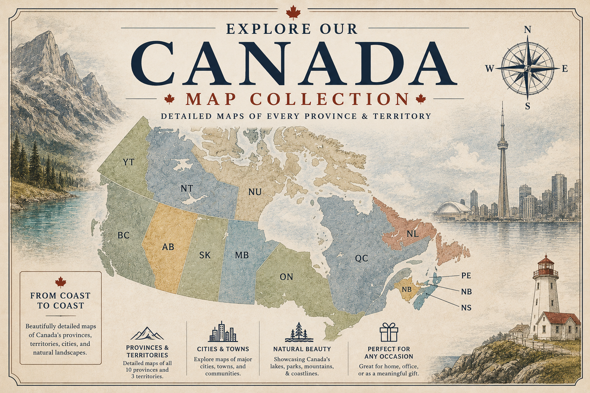 Canada Wall Maps