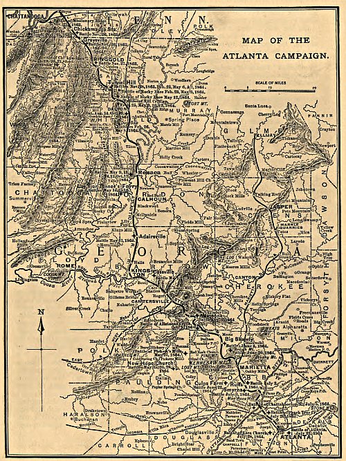 Georgia Historical Map
