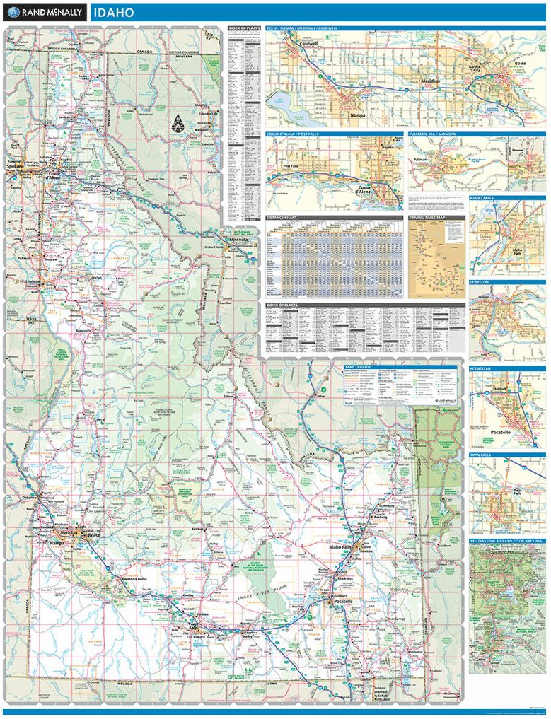 Map of Idaho