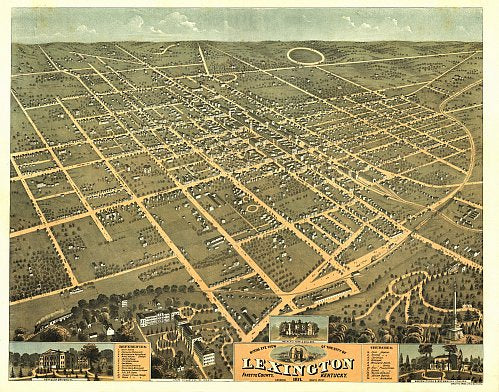 Kentucky Historical Map
