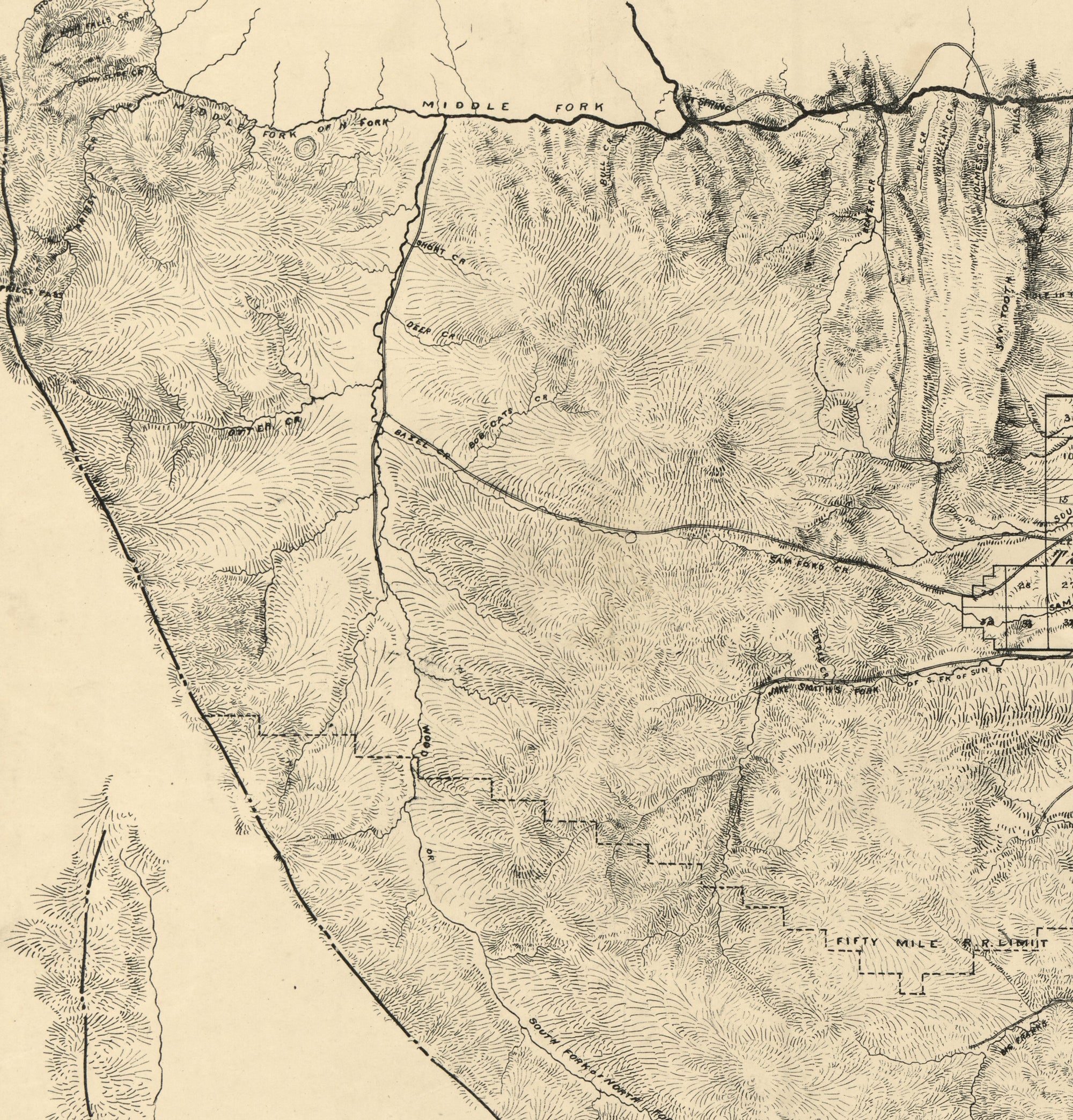 Montana Historical Map