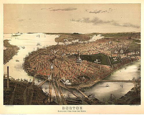 Massachusetts Historical Map