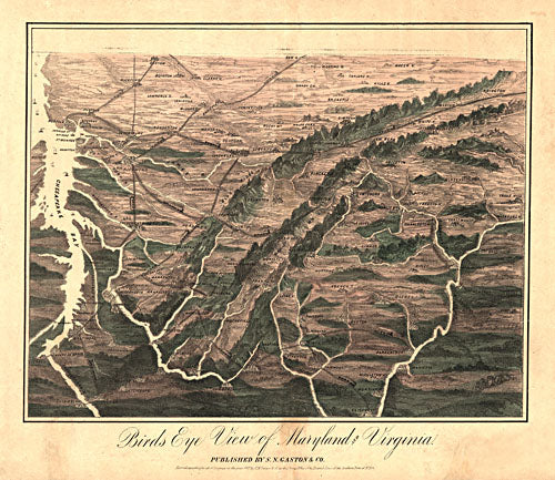 Maryland Historical Map