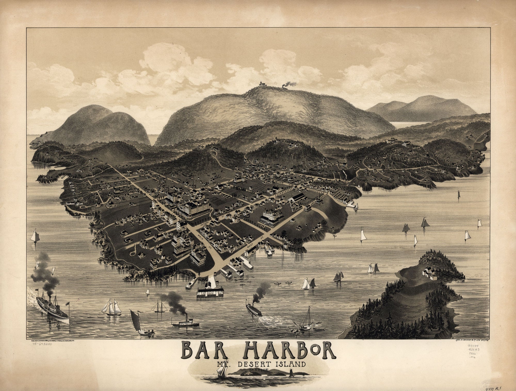 Maine Historical Map