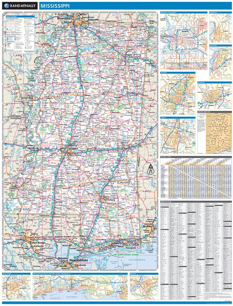 Map of Mississippi