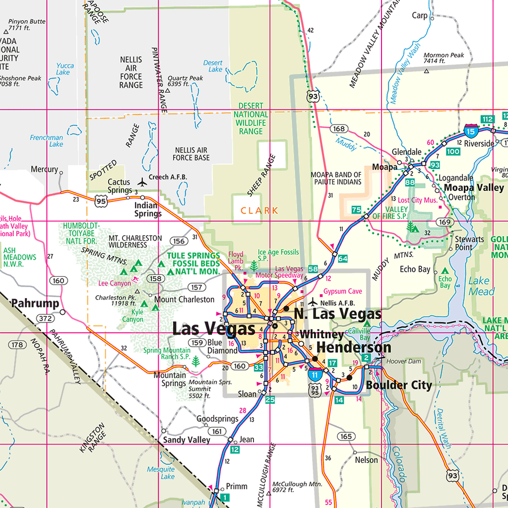 Nevada city map