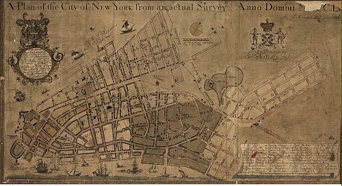 New York Historical Map