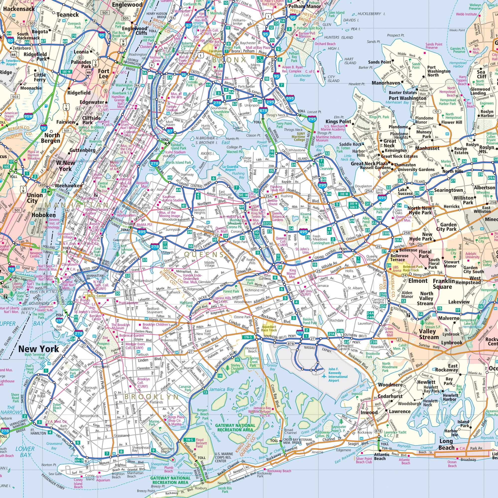 New York city map
