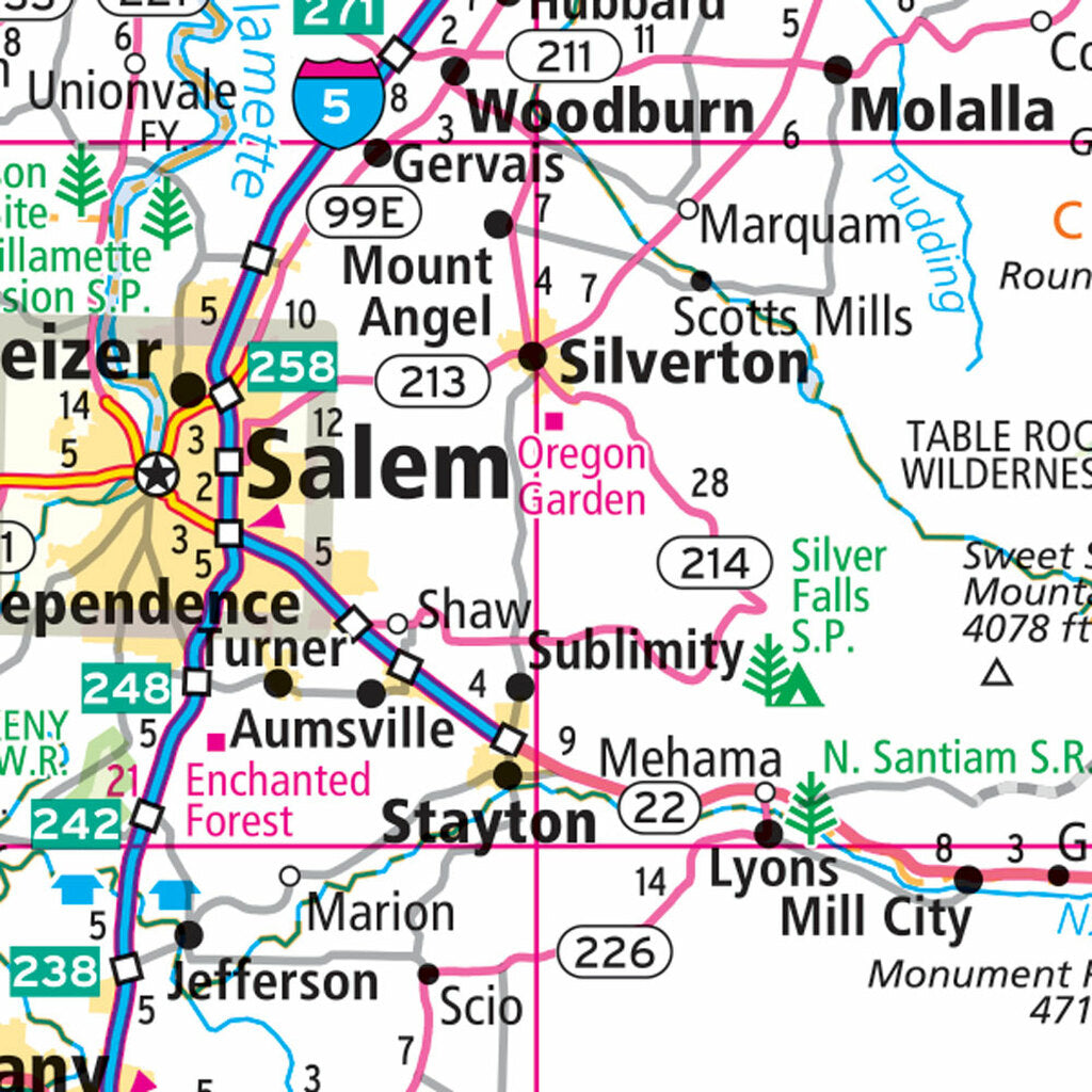 Oregon city map
