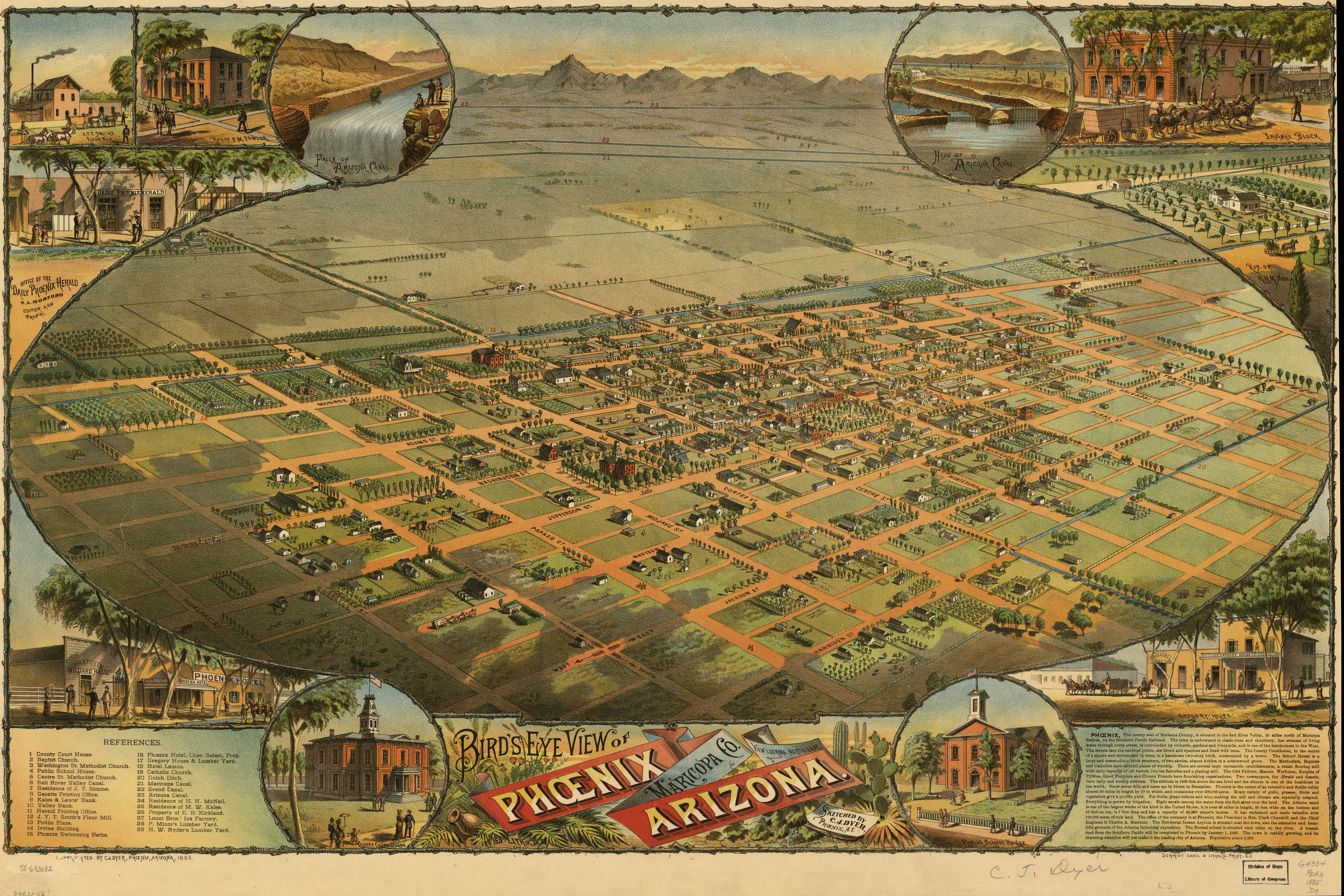 Arizona Historical Maps – American Map Store