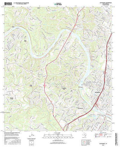 USGS topographic map of Nevada