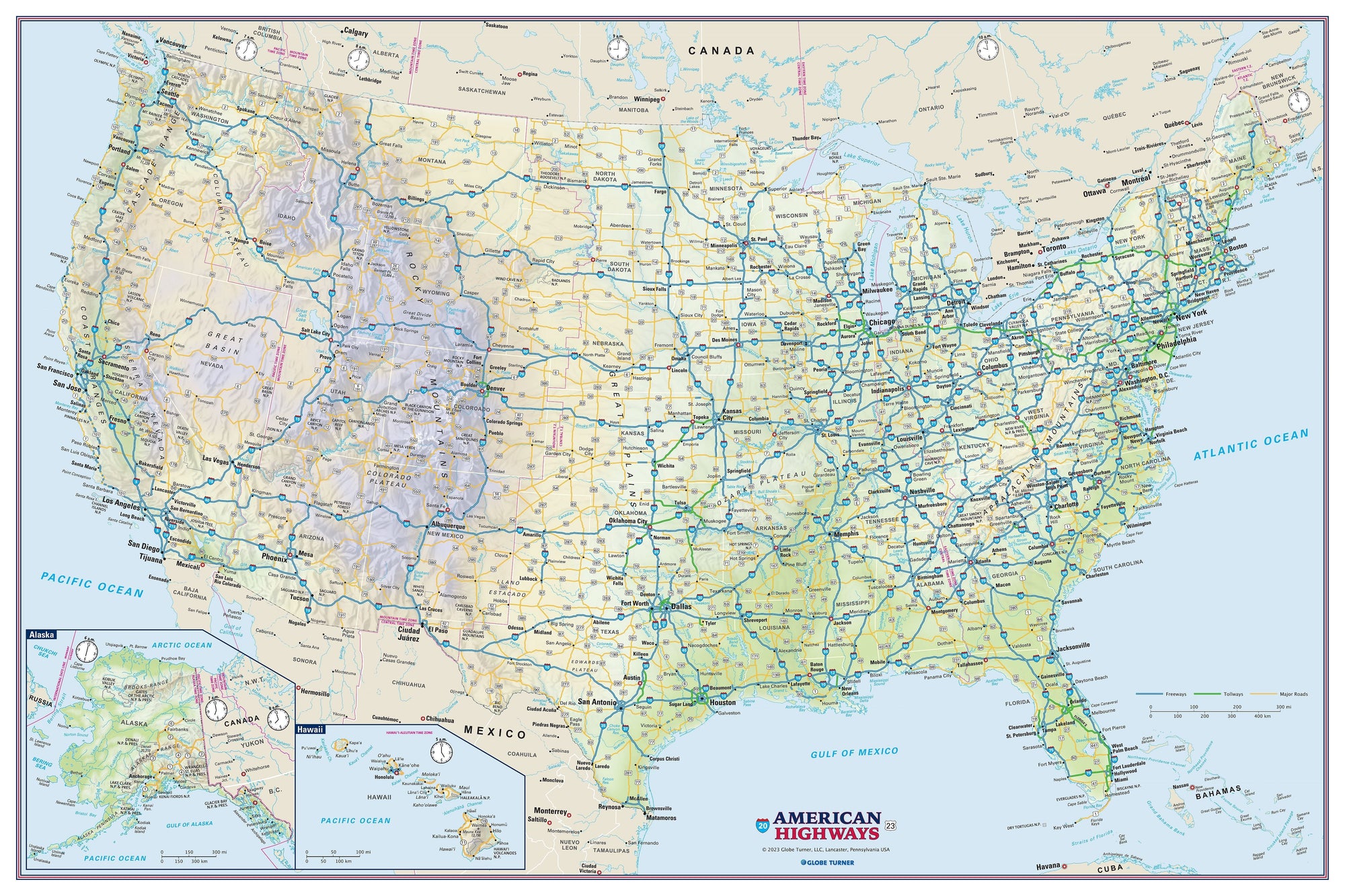 Map of the United States