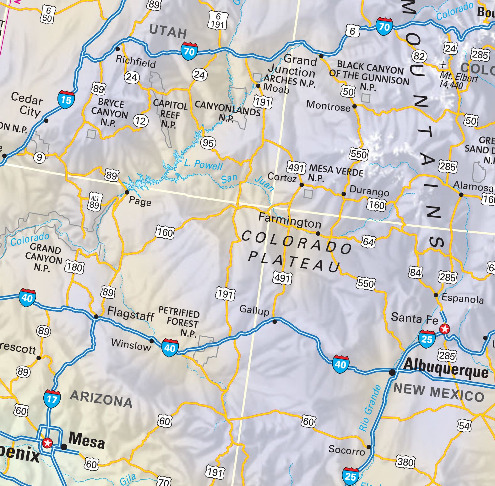 Map of the USA