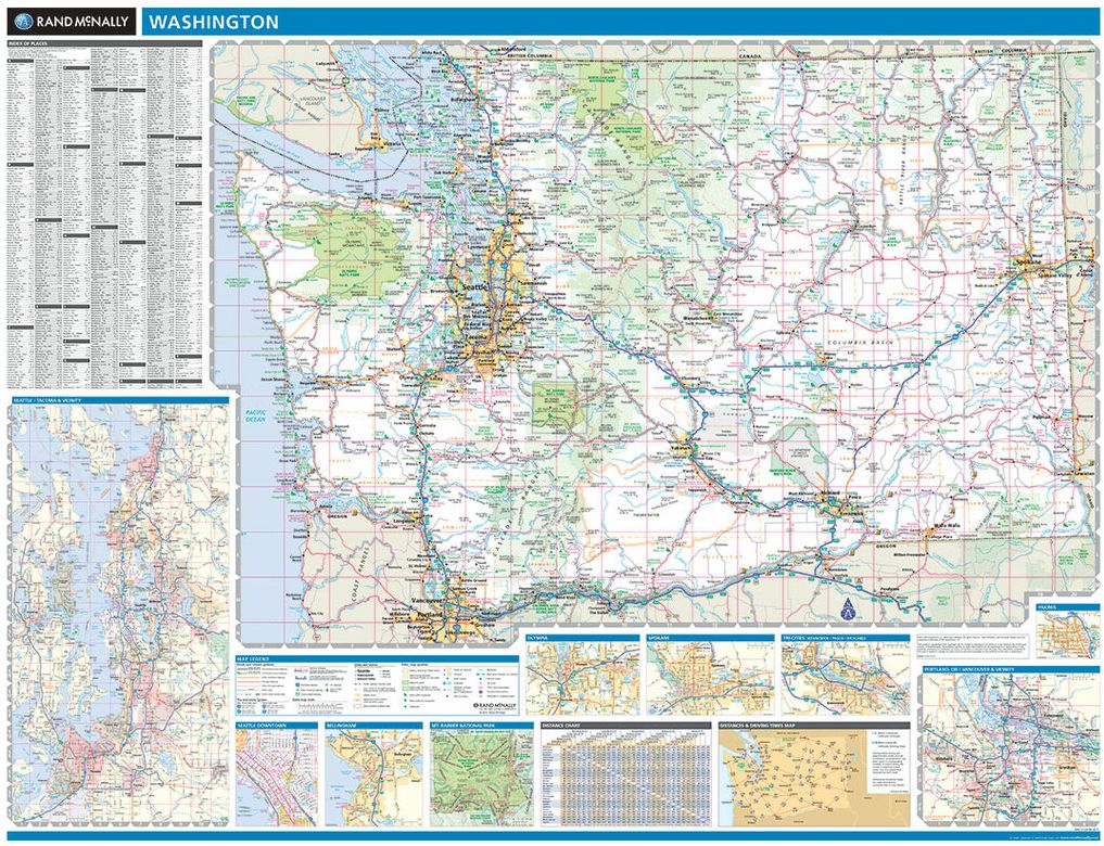 Map of Washington 