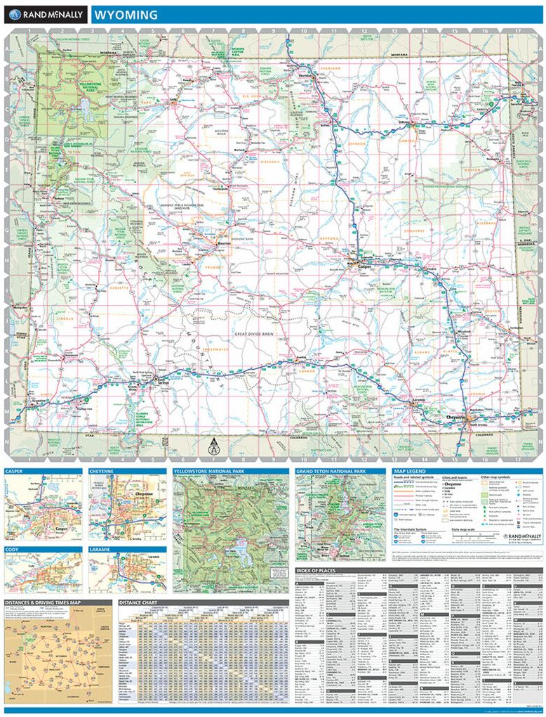 Map of Wyoming