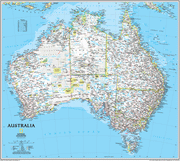 The 7 Continent Maps Classroom Pull Down 7 Map Bundle by National Geographic