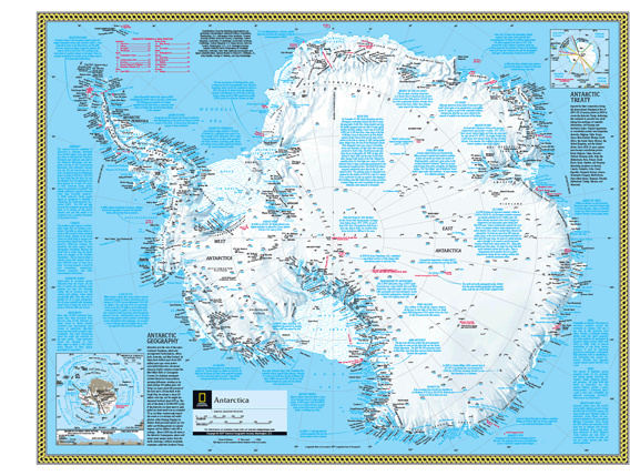 Physical 7 Continent Maps Classroom Pull Down 7 Map Bundle by National Geographic