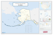 Alaska Congressional District Wall Map