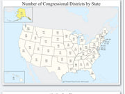 Alaska Congressional District Wall Map