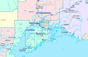 Color Cast Style Alaska Wall Map by Market Maps
