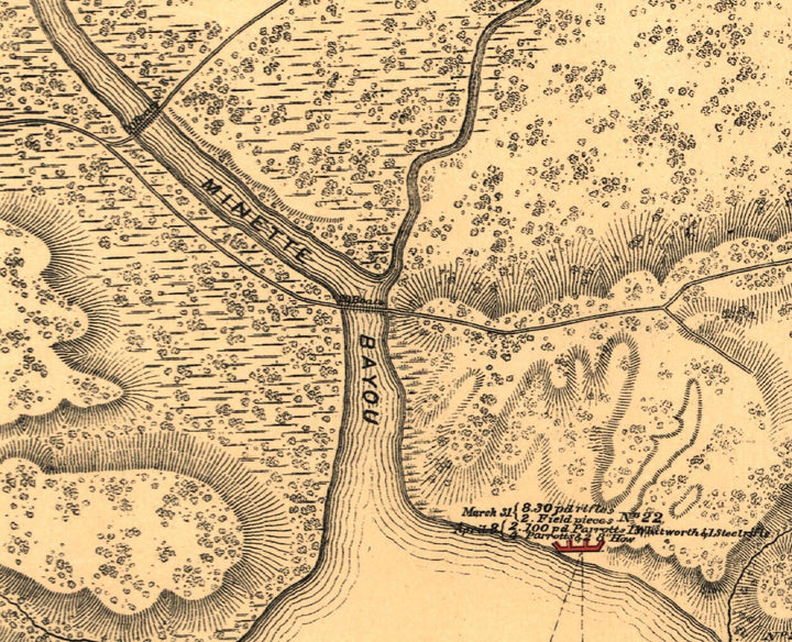 Siege Operations at Spanish Fort, 1865