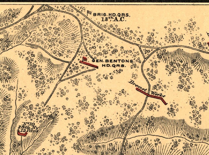 Siege Operations at Spanish Fort, 1865