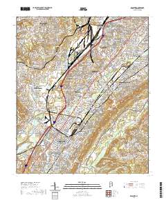 USGS US Topo 7.5-minute map for Bessemer AL 2020