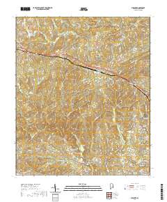 USGS US Topo 7.5-minute map for Bleecker AL 2020 – American Map Store