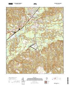 USGS US Topo 7.5-minute map for Brewton South AL 2020