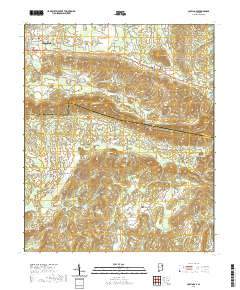 USGS US Topo 7.5-minute map for Colvin Gap AL 2020