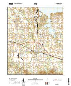 USGS US Topo 7.5-minute map for Courtland AL 2020
