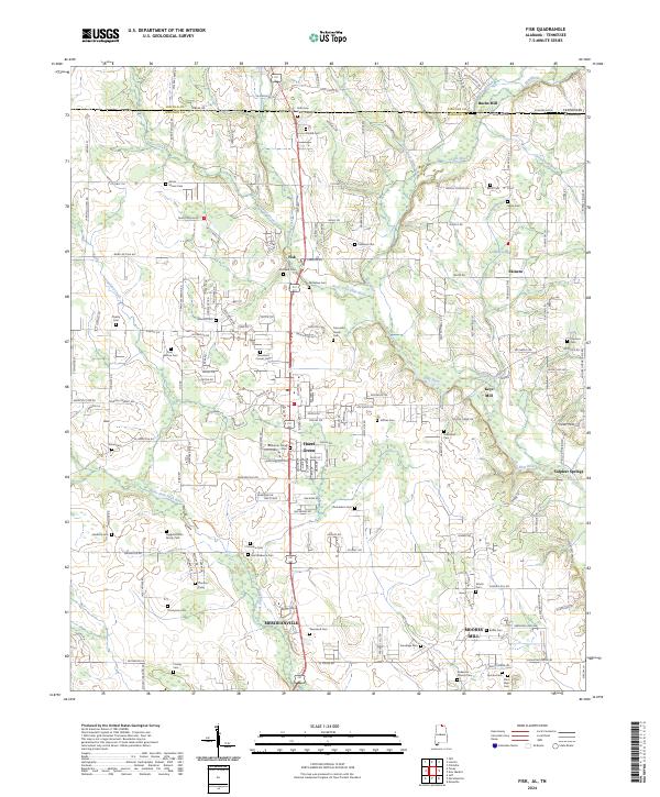 US Topo 7.5-minute map for Fisk ALTN