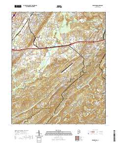USGS US Topo 7.5-minute map for Greenwood AL 2020