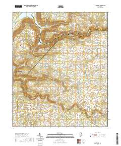 USGS US Topo 7.5-minute map for Grove Oak AL 2020