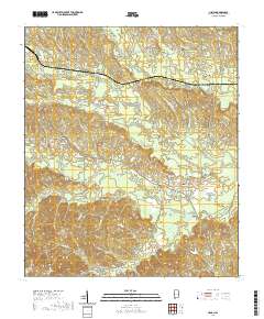 USGS US Topo 7.5-minute map for Lisman AL 2020