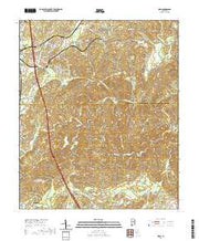 USGS US Topo 7.5-minute map for Ozan AL 2020