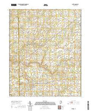 USGS US Topo 7.5-minute map for Painter AL 2020