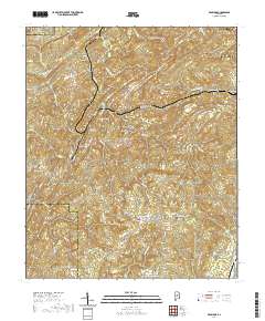 USGS US Topo 7.5-minute map for Pea Ridge AL 2020