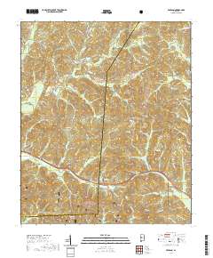 USGS US Topo 7.5-minute map for Pearson AL 2021